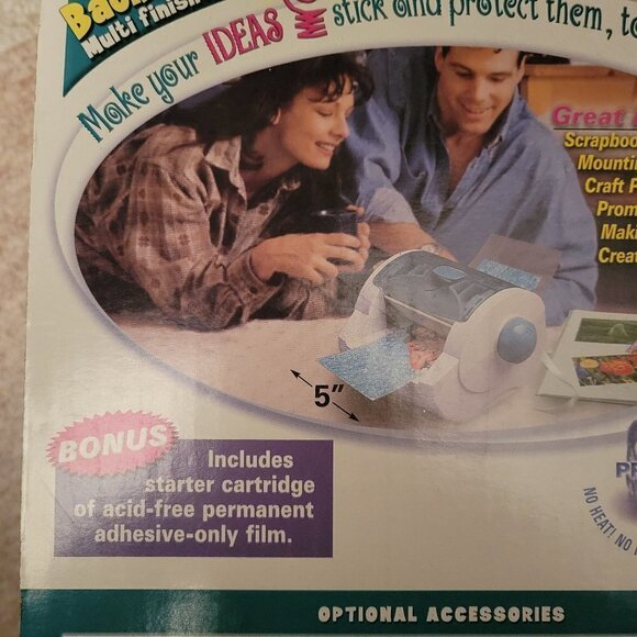 NEW Brother Backster LX-570 Multi-Finisher Laminator Sticker Magnet Maker - Picture 9 of 12